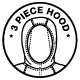 3 piece hood: Designed to contour to the head for a comfortable fit and protection