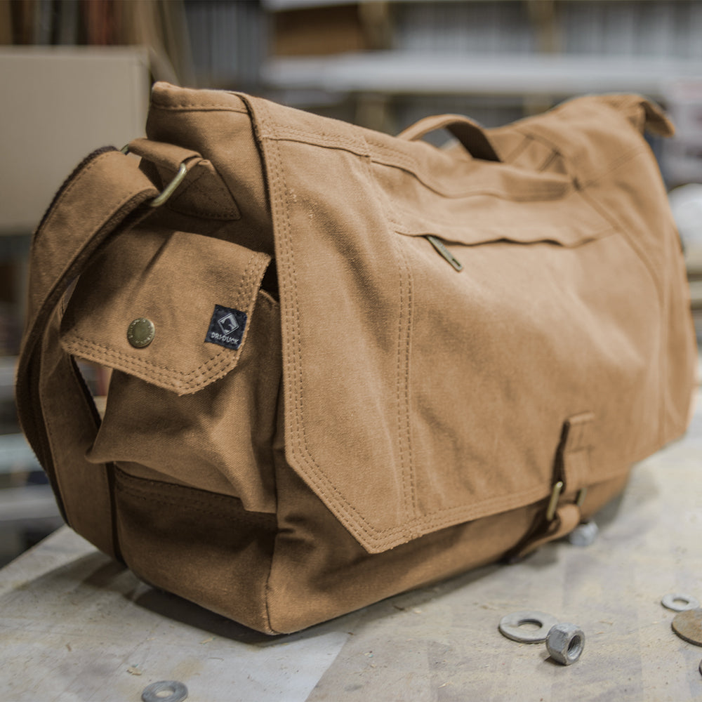 Dri Duck Field Khaki Messenger Bag