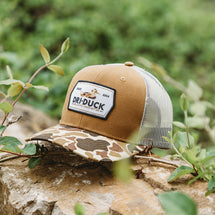 Hat resting in nature scene