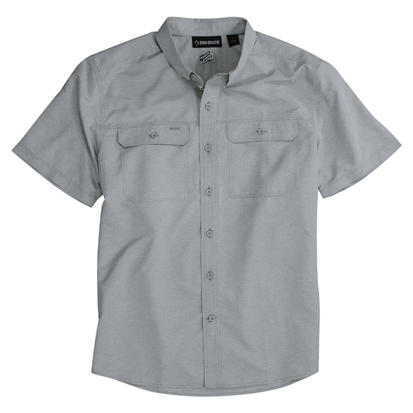 Crossroad Button Down Short Sleeve Shirt for Work | DRI DUCK