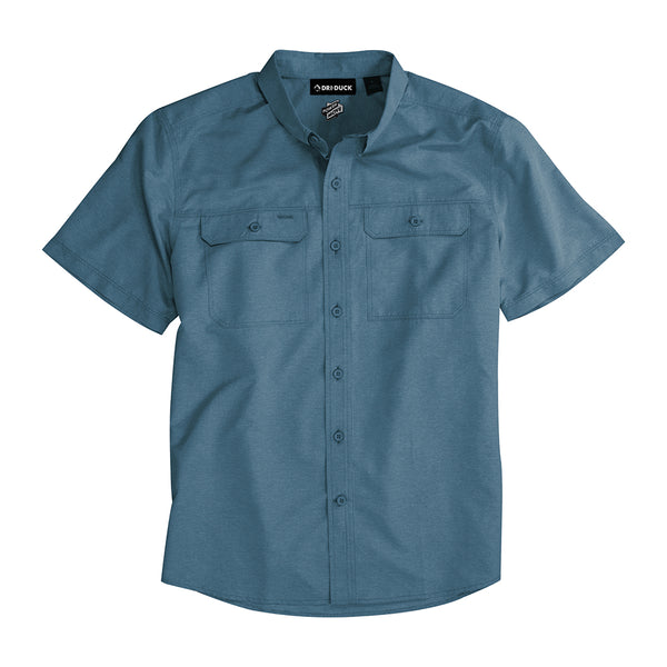 Crossroad Button Down Short Sleeve Shirt for Work | DRI DUCK