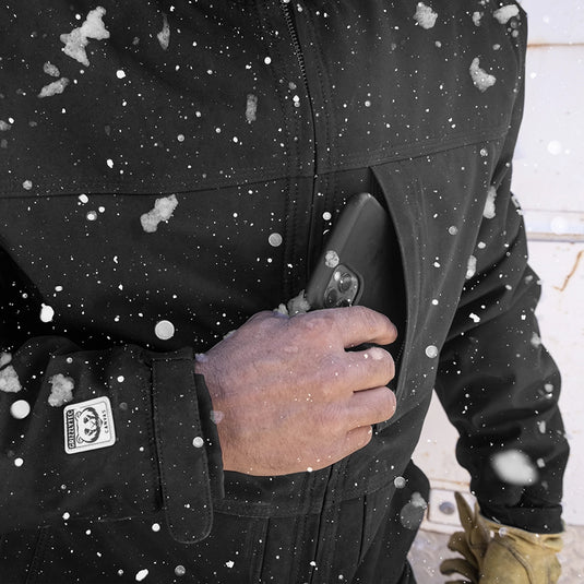 Phone pocket with zipper closure – convenient and secure storage for your phone with a zippered design