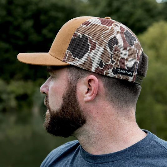 Trucker hat with mesh back for breathability – keeps you cool during outdoor activities