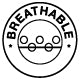 Allows air to pass through and moisture to escape for maximum temperature regulation