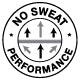 NO Sweat moisture-wicking sweatband