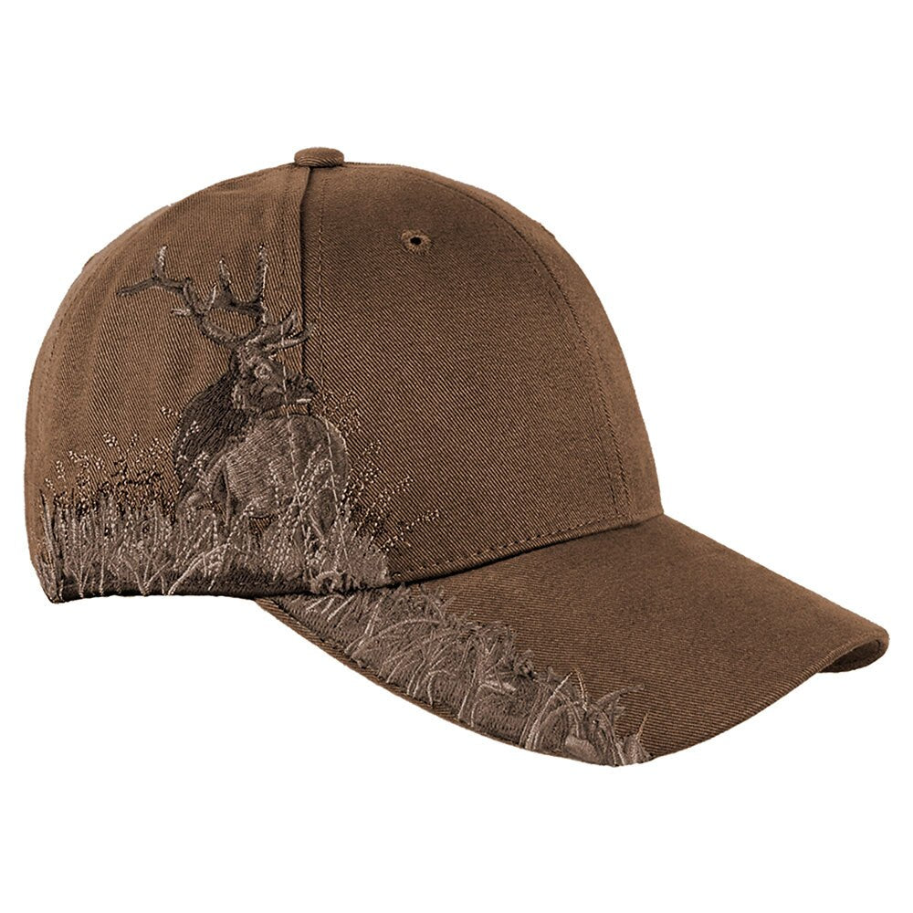 Dri Duck Dd3200 Men's Wildlife Cap EKL Brown Os