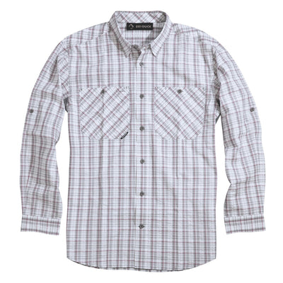 DRI DUCK's Highridge Seersucker is the ultimate lightweight mens button up shirt.