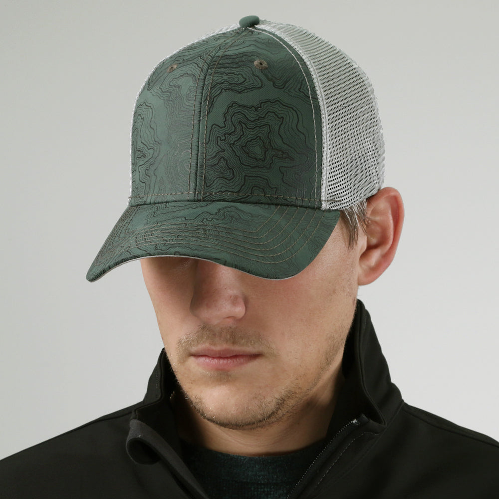 Territory Hat, Mesh Mid Profile Trucker Hat