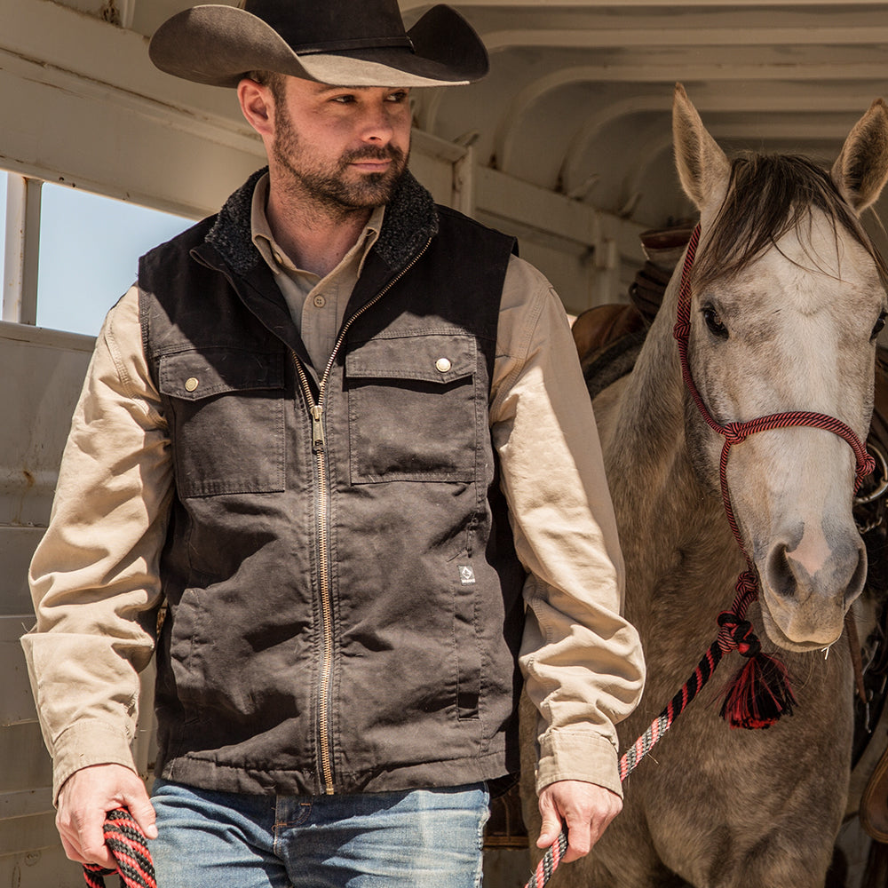 Trek Vest - Durable Men's Canvas Work Vest for Tough Jobs