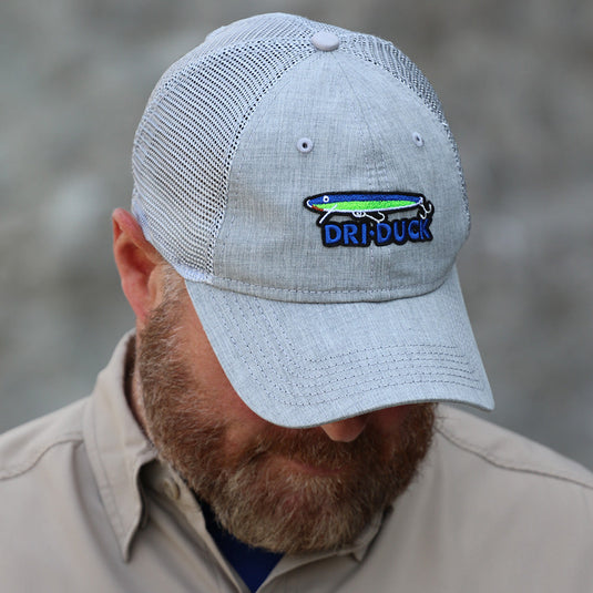 baseball hat fishing lures Dri Duck Fishing Lure Trucker Cap